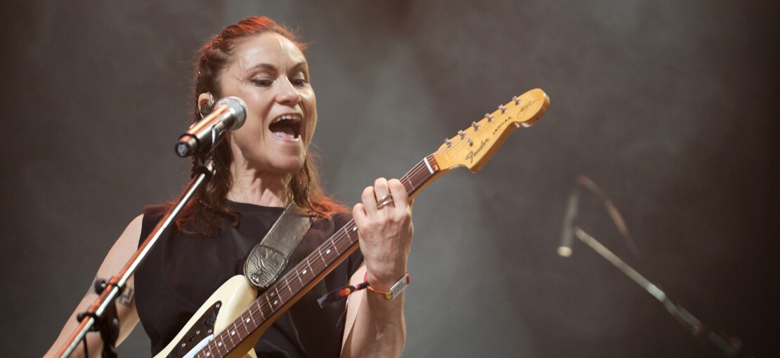 Obrázek k článku Lenka Dusilová proti Megadeth. Na Rock for People se k ní připojil i David Koller
