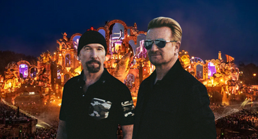 Náhledový obrázek k článku U2 zní v novém singlu Martina Garrixe. Edge rozzářil show na Tomorrowlandu