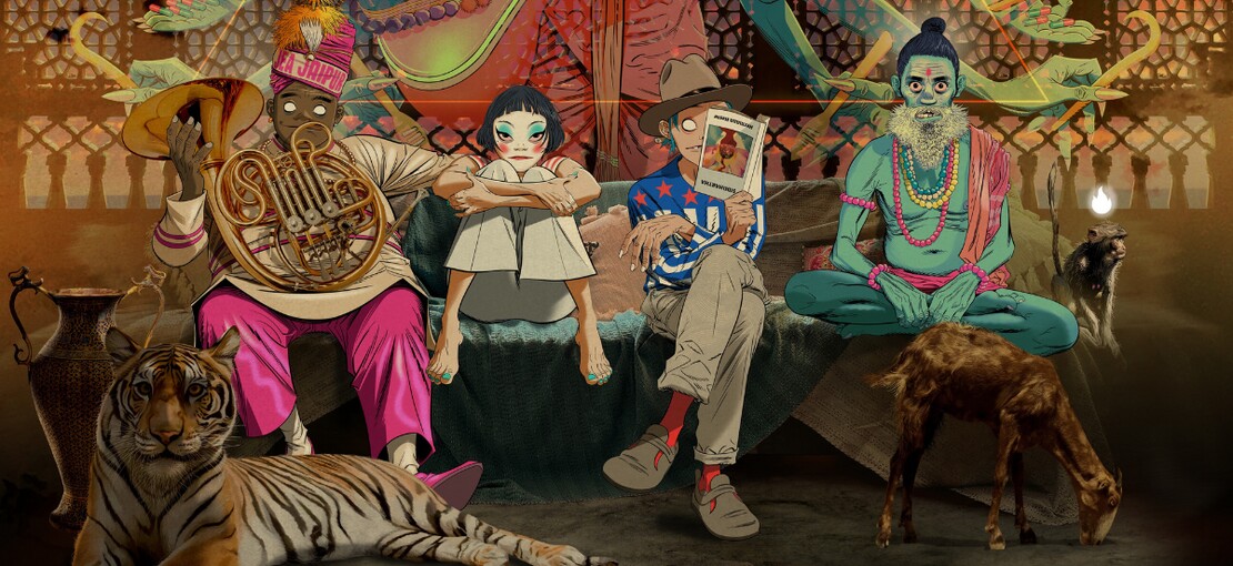 Obrázek k článku Velký návrat Gorillaz. Nové album ohlašují písní o veselém diktátorovi