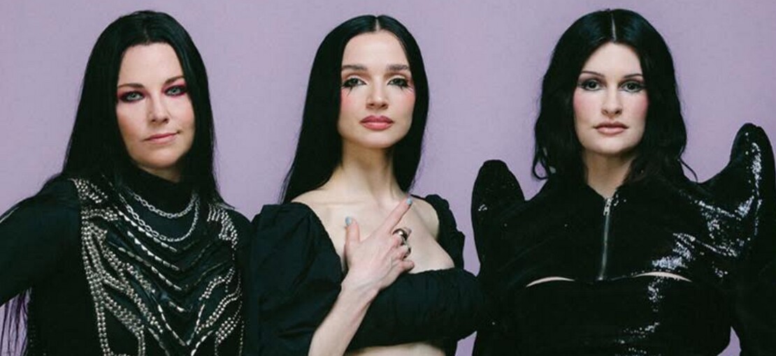 Obrázek k článku GLOSA: Překvapivé spojení . Poppy, Amy Lee a Courtney ze Spiritbox jsou jako tři grácie