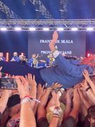 Náhledový obrázek k článku Démonem festivalu je František Skála. Rockeři ho nosili na rukou a on s nimi tančil valčík